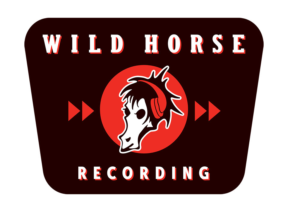 twin cities logo design for wild horse recording