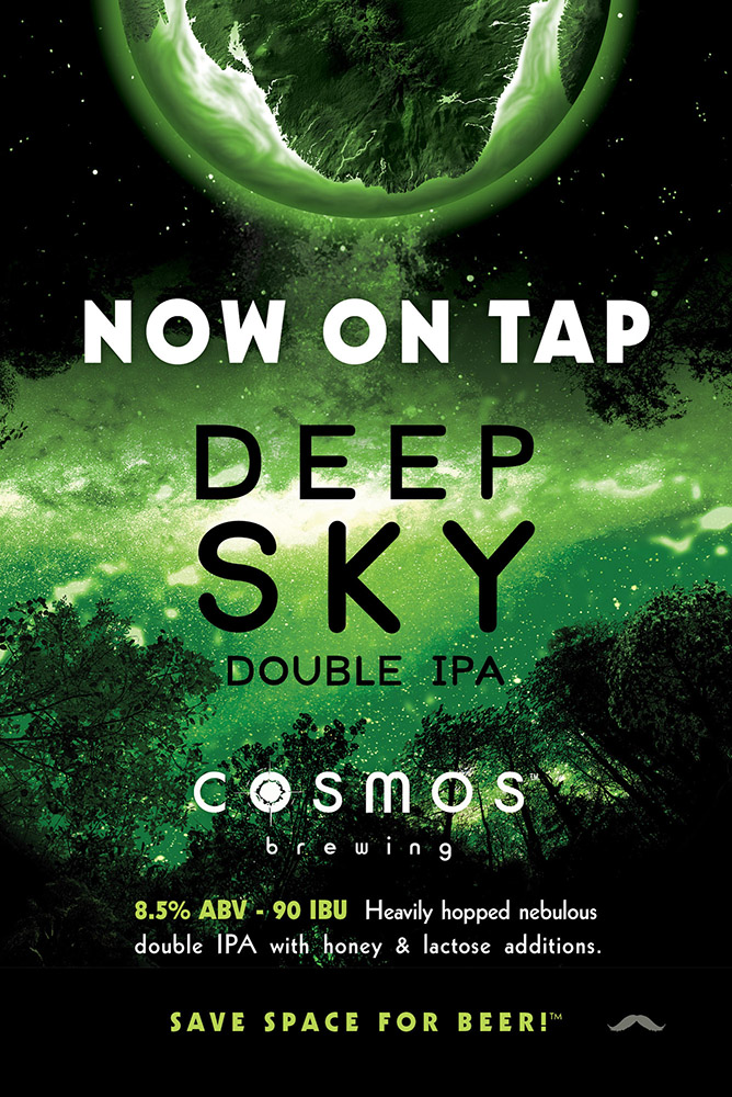 twin cities poster design cosmos deep sky