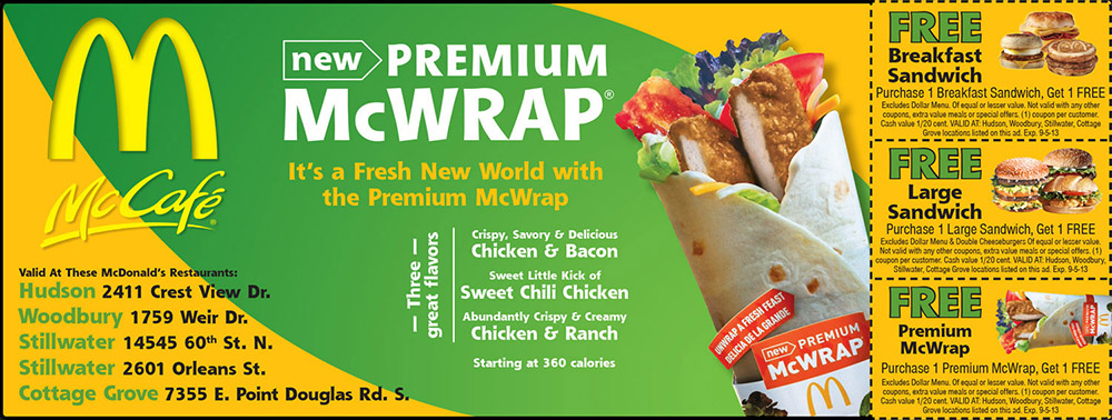 mcdonalds-2-advertisement twin cities advertising design - mcdonalds premium mcwrap