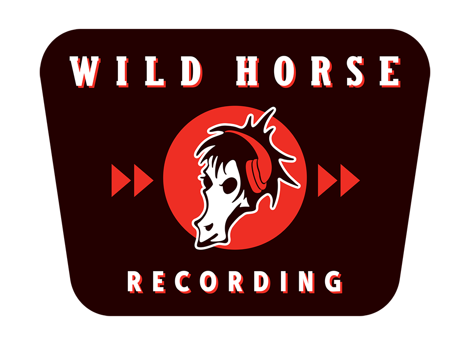 wild-horse-recording-logo twin cities logo design for wild horse recording
