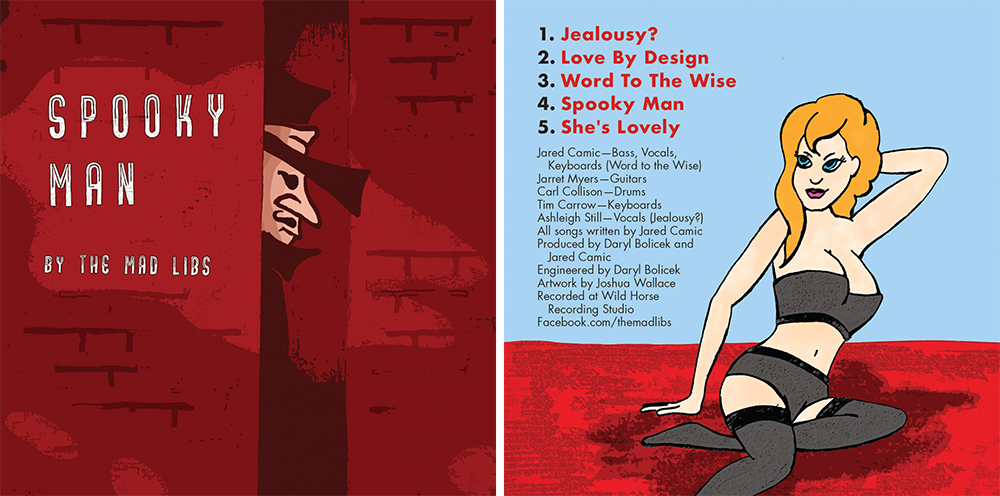 spooky-man-album-art Twin Cities Album Art for "Spooky Man" by The Mad Libs
