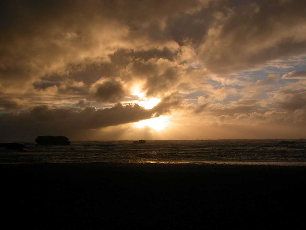 sunset-2-photography Josh Wallace photography - Punakaiki Beach Sunset, New Zealand